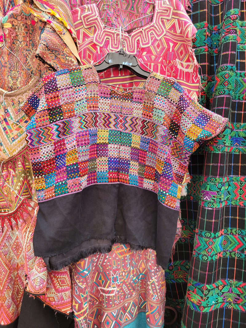 Patchwork San Lucas huipil for Andrea