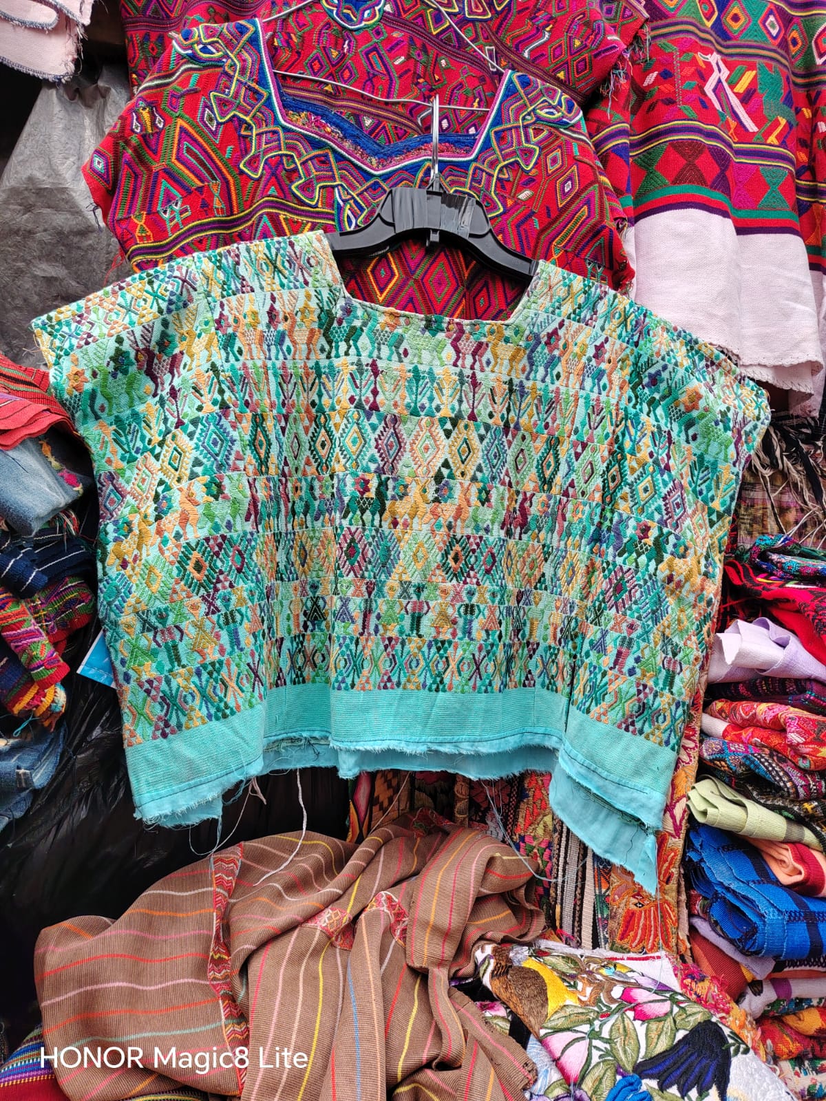 Turquoise Coban huipil (Reserved for April)