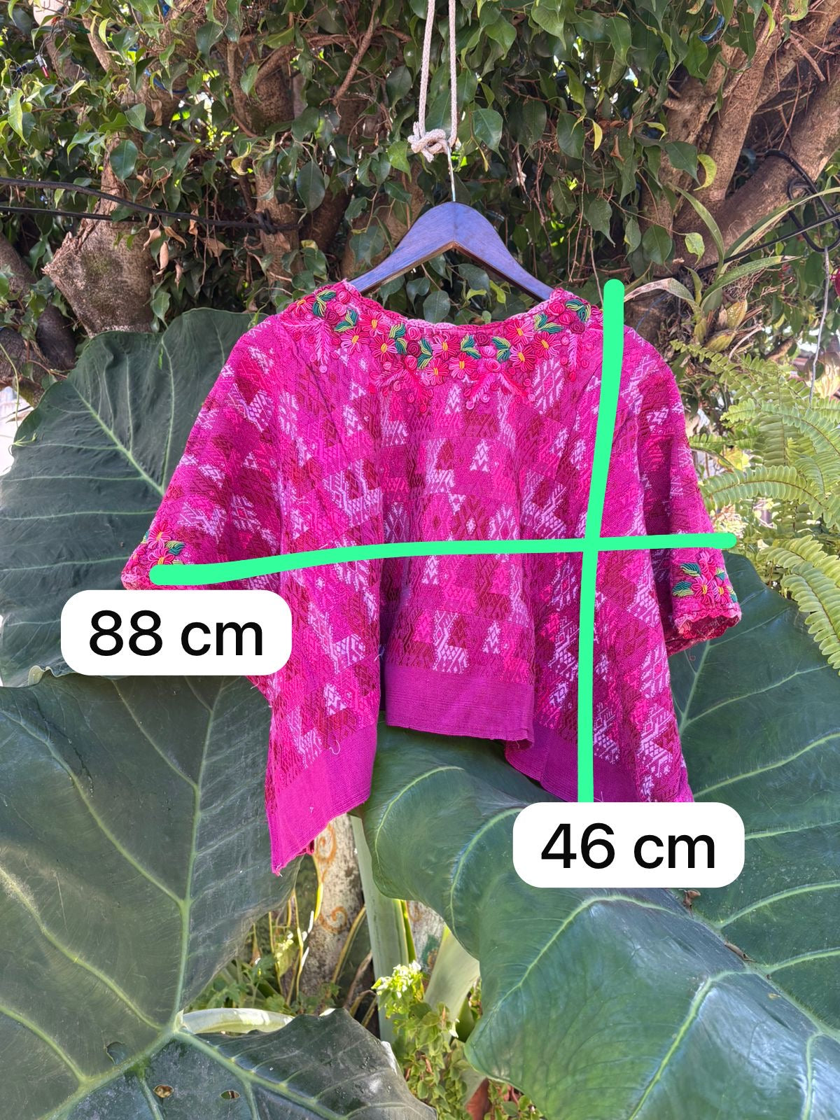 2 pink huipiles for Gwena