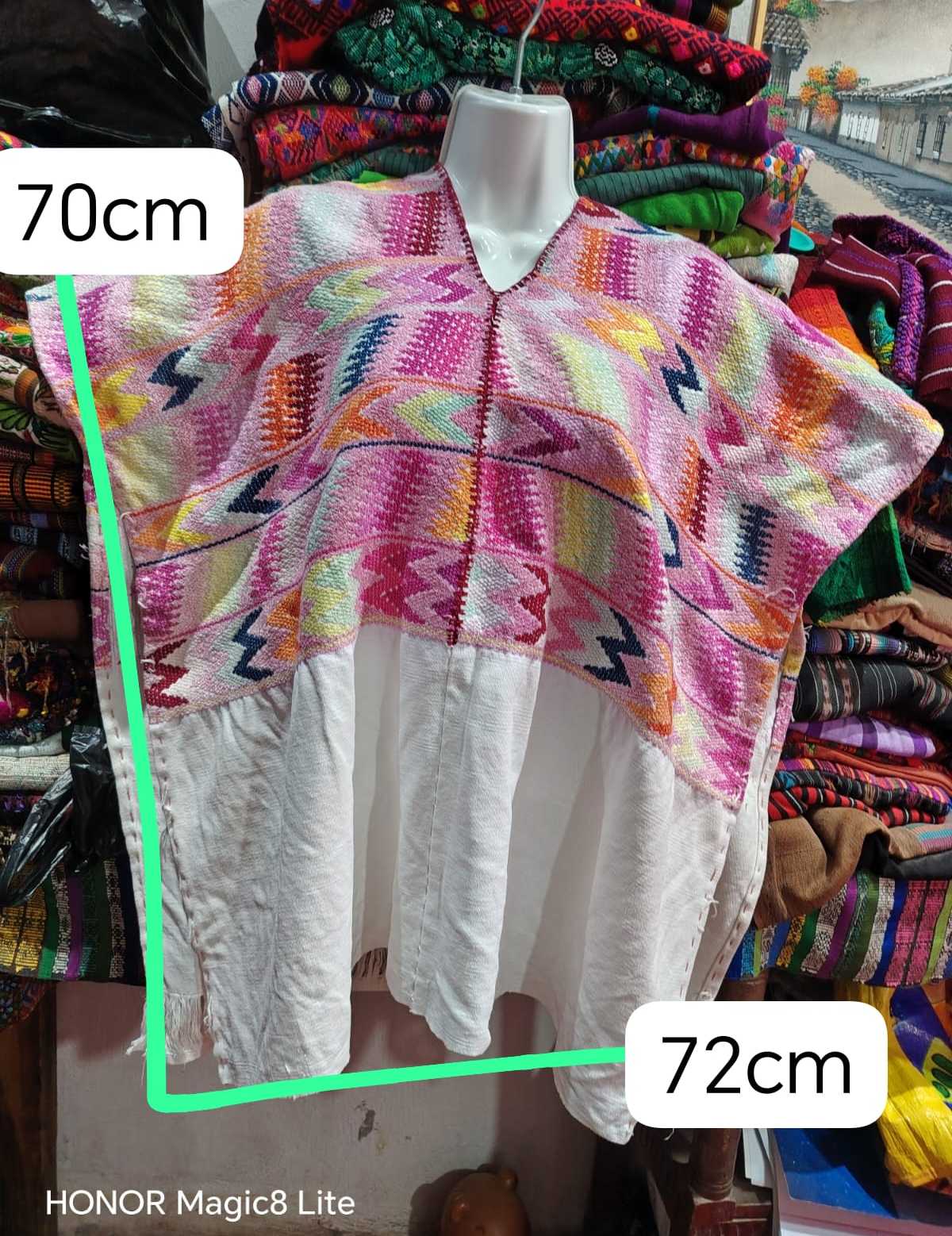 Pink Zigzag Comalapa Huipil #6-192