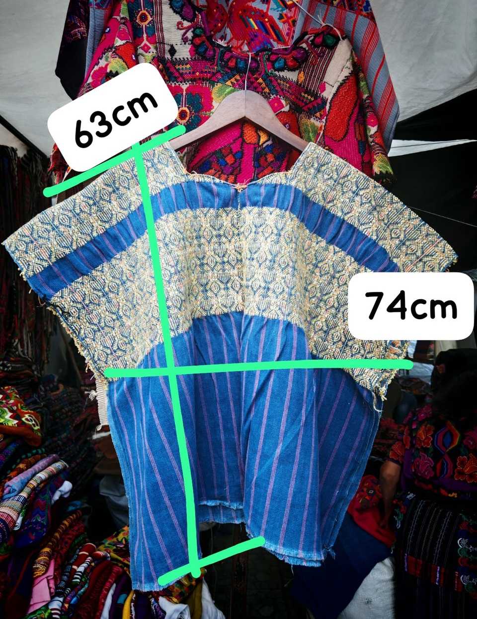Indigo Nahuala huipil #5-7