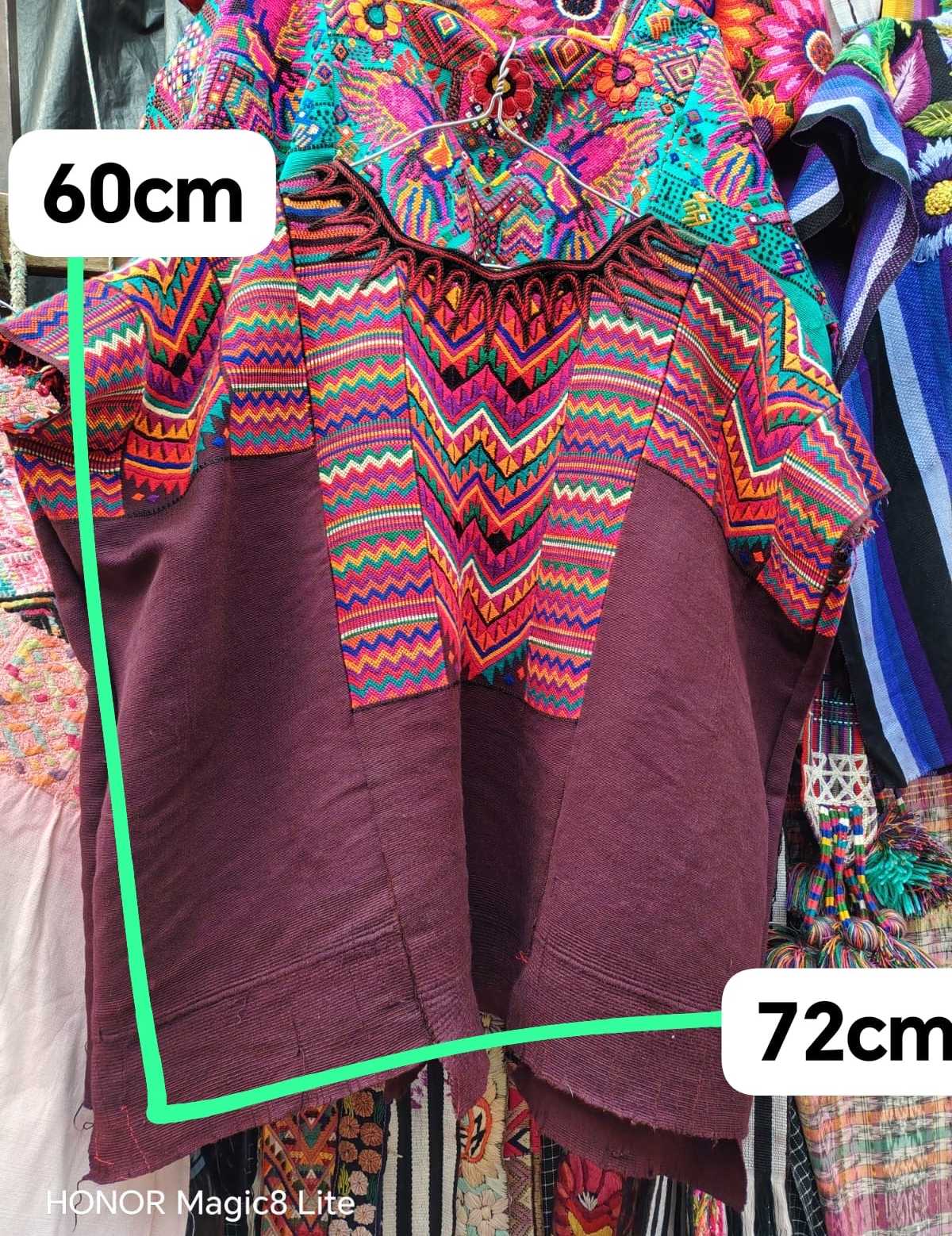 Plum zigzag Chichicastenango huipil #4-62