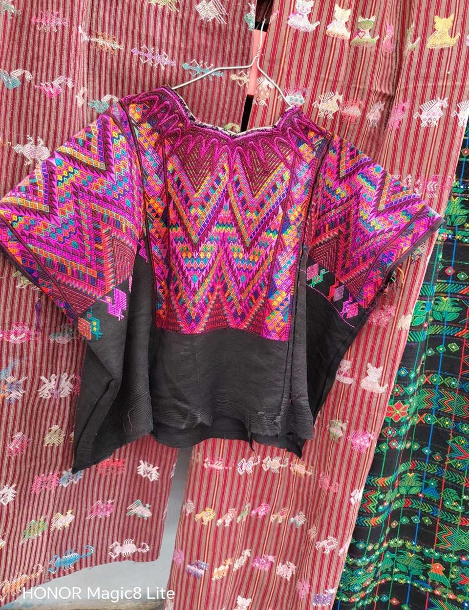 Berry geometric Chichicastenango huipil #6-10