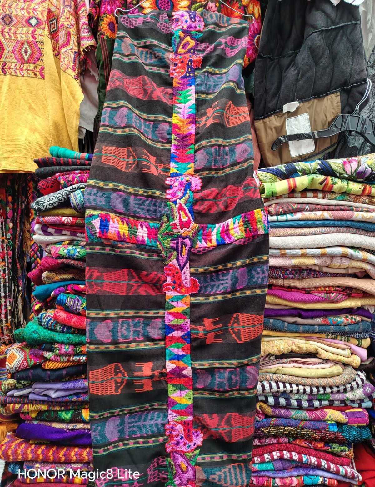Colourful large Ikat Chichicastenango corte #4-149