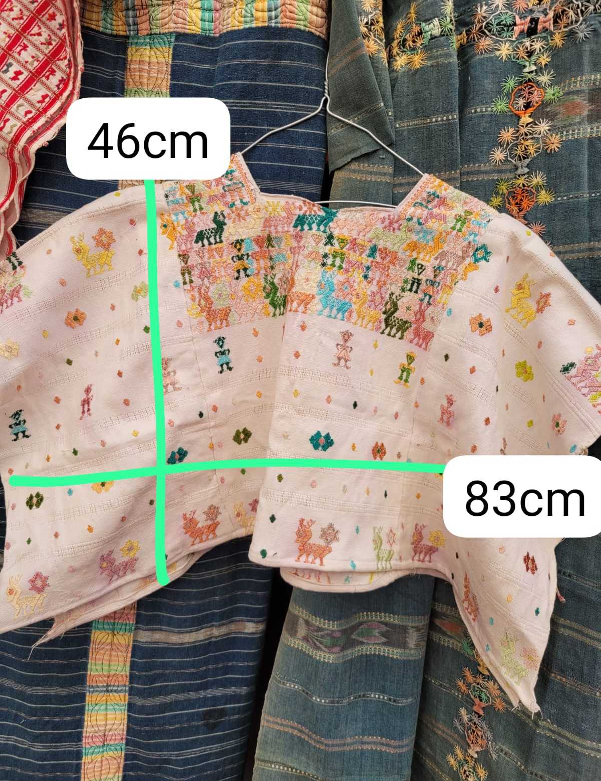 Blush Coban huipil #2-30