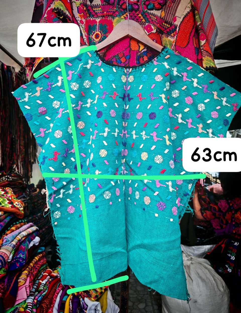 Turquoise San Lucas huipil #5-9