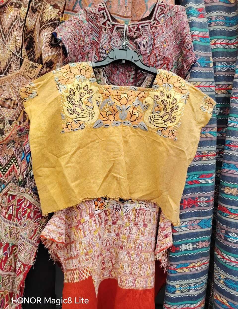 Primrose peacock Santiago huipil #4-324