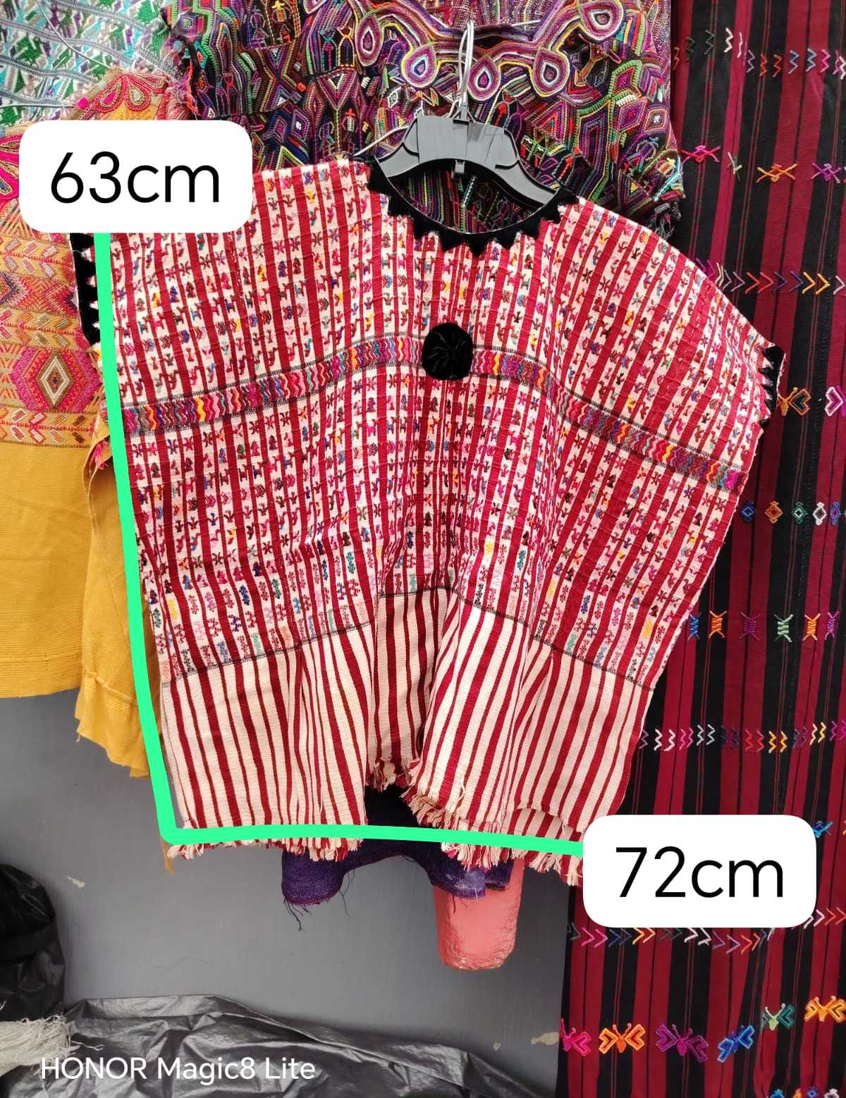 Candy striped San Lucas huipil #4-230