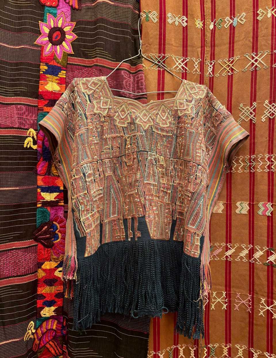 Black and brown Nebaj huipil #4-226