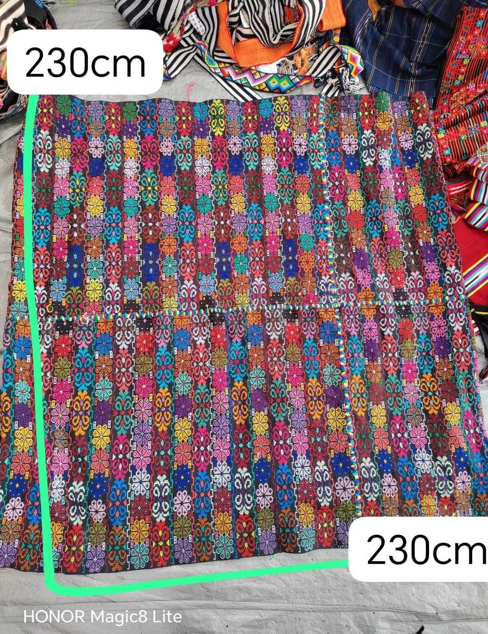 Bright rainbow Zunil corte #5-193