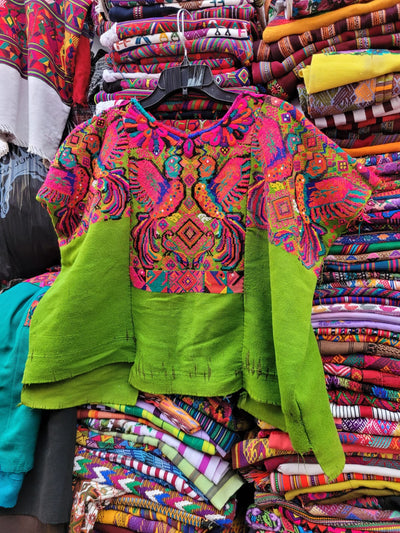 Green hummingbird Chichi huipil (reserved for Sara)