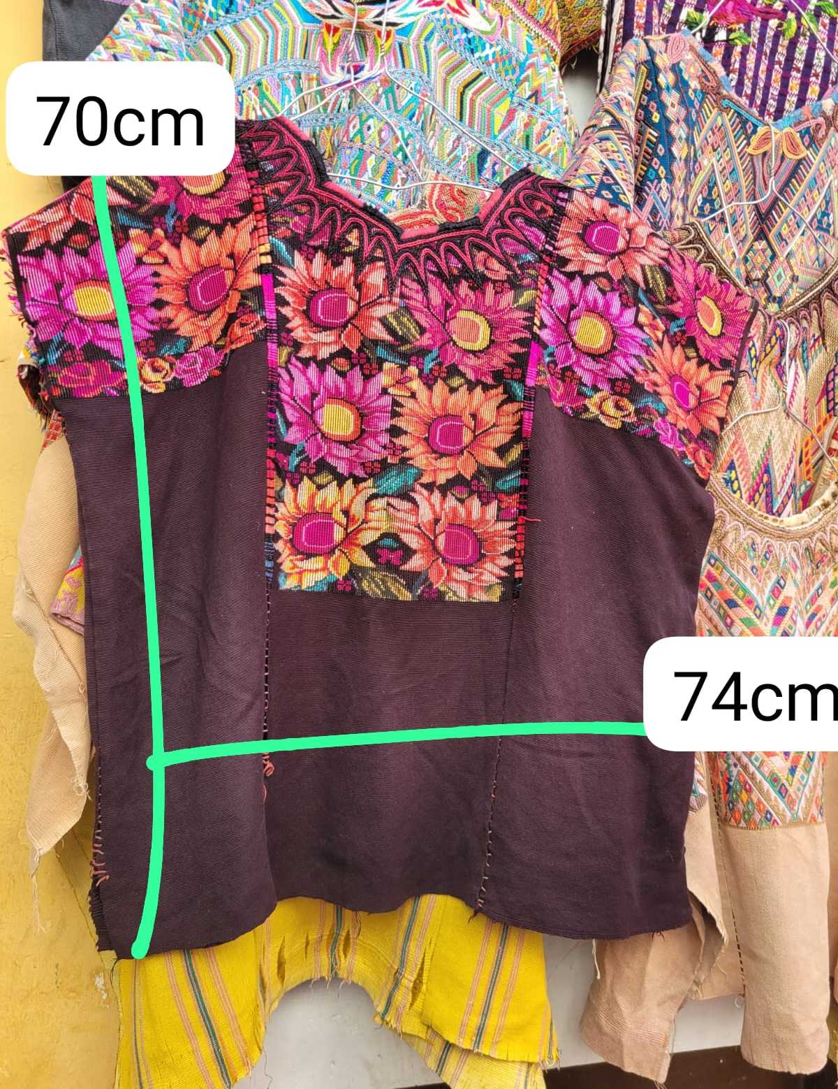 Sunflower Chichicastenango huipil #2-123