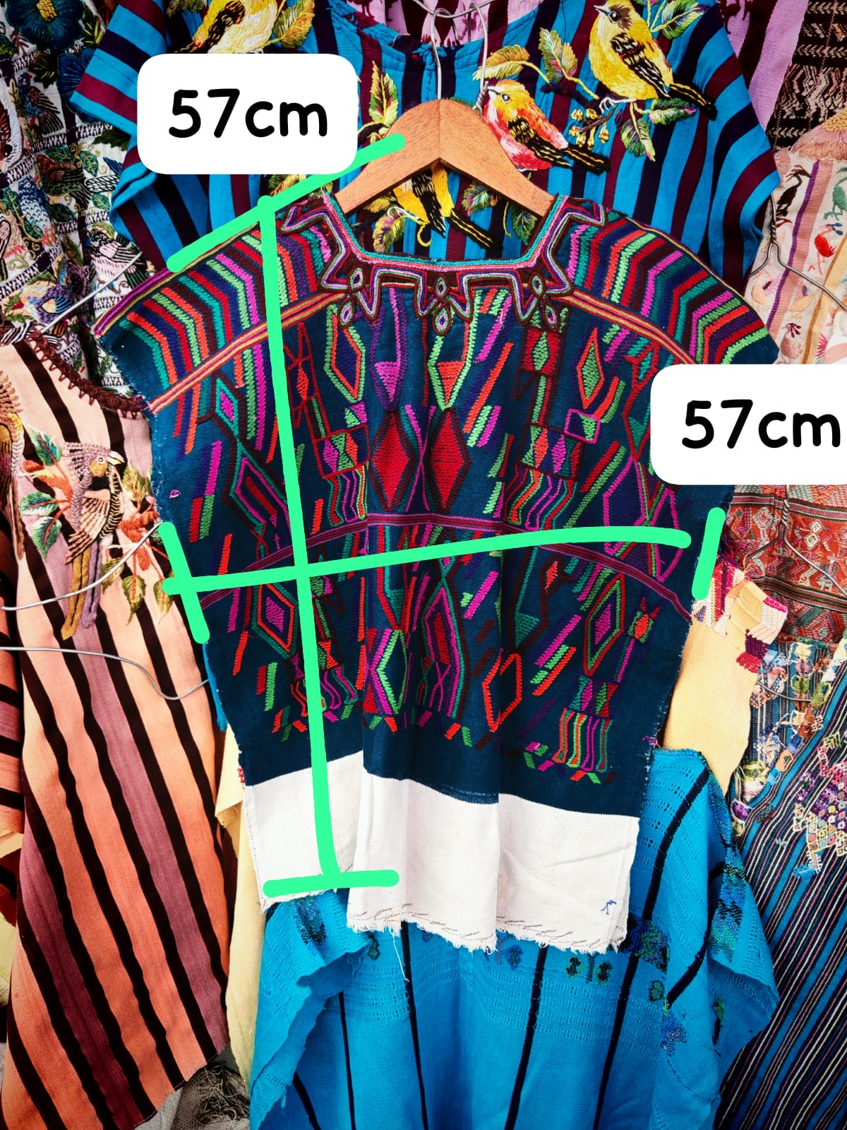 Colorful Nebaj huipil (reserved for Athena)