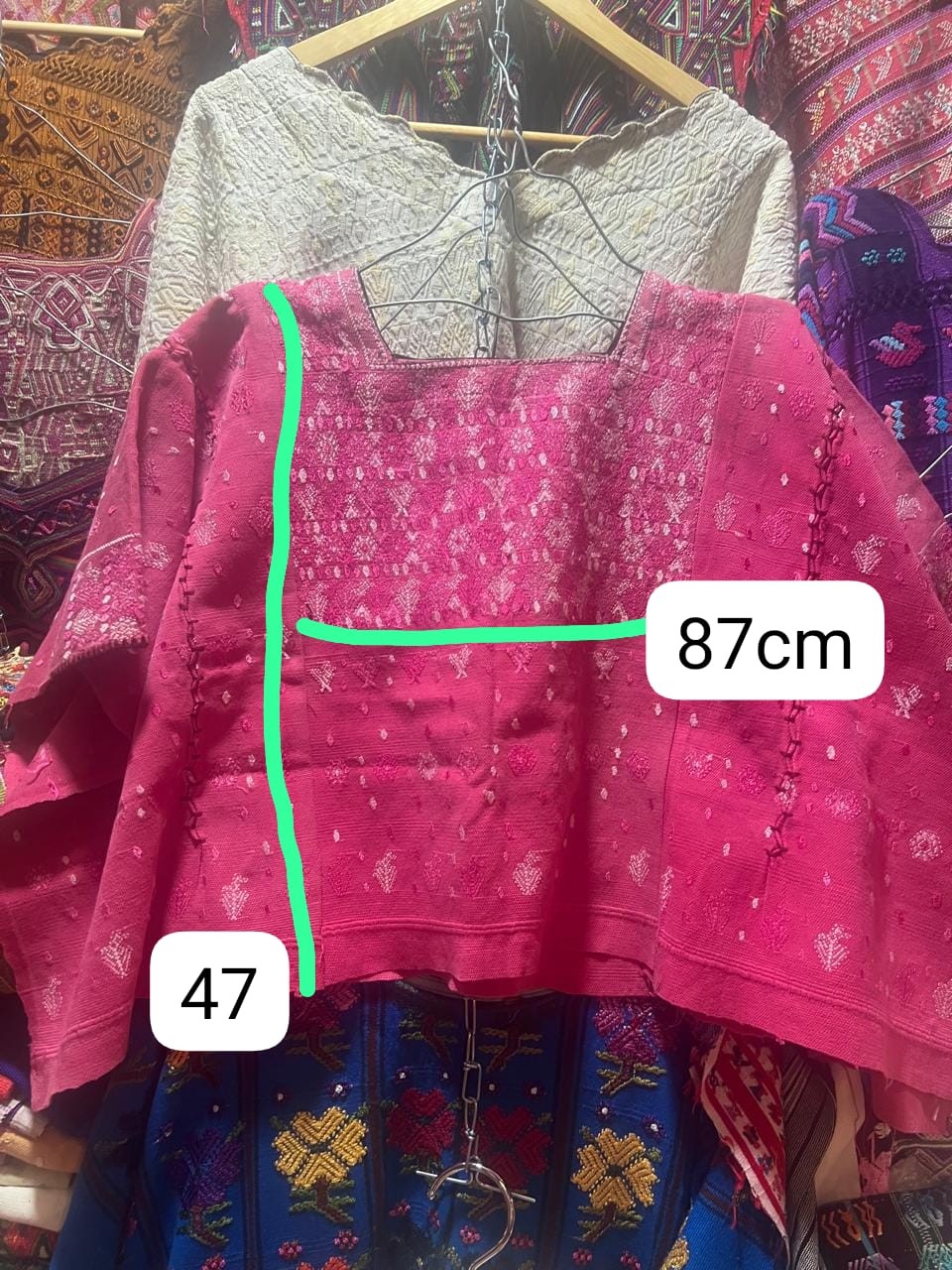 Hot pink Coban huipil (Reserved for Anne)