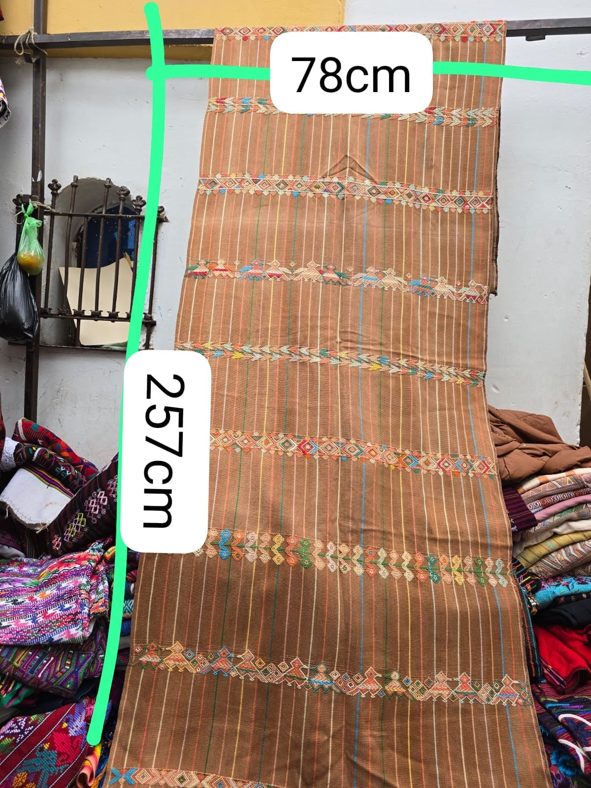 (reserved For Sarah) Soft Brown Colotenango Corte #7-475
