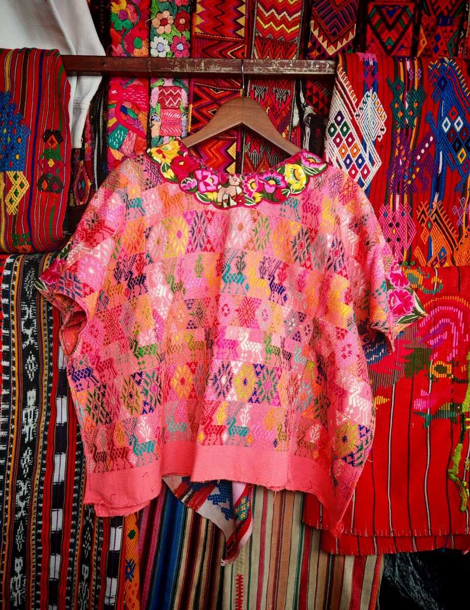 Coral Coban huipil #6-101