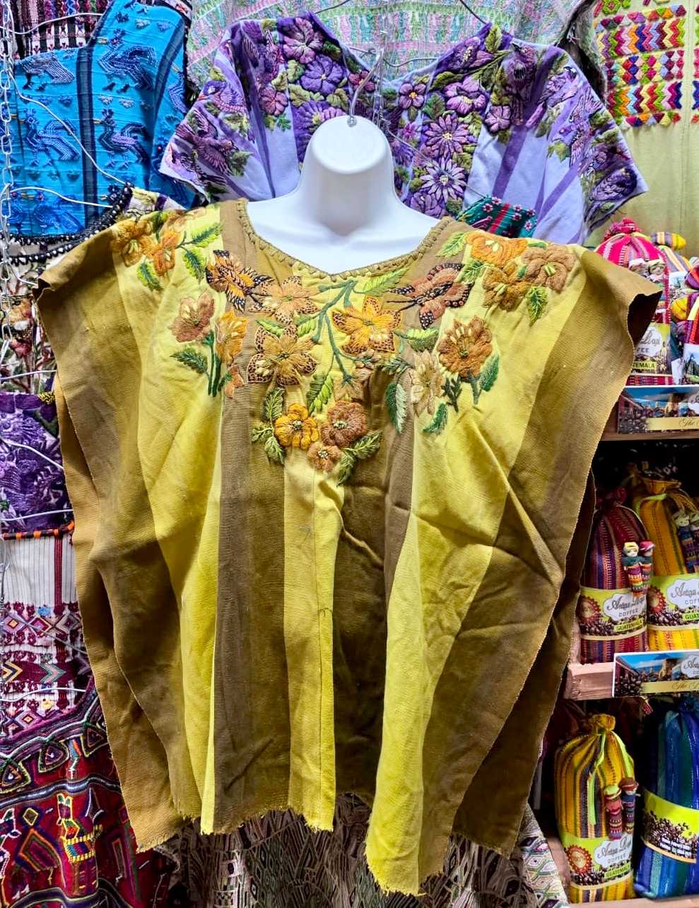 Mustard Santiago Huipil #6-390