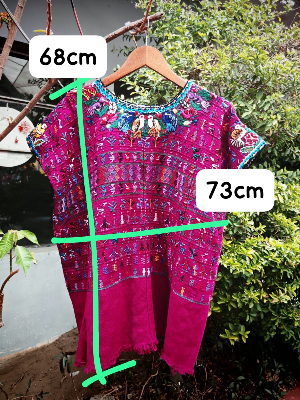 Pink San Lucas huipil (Reserved for Sarah)