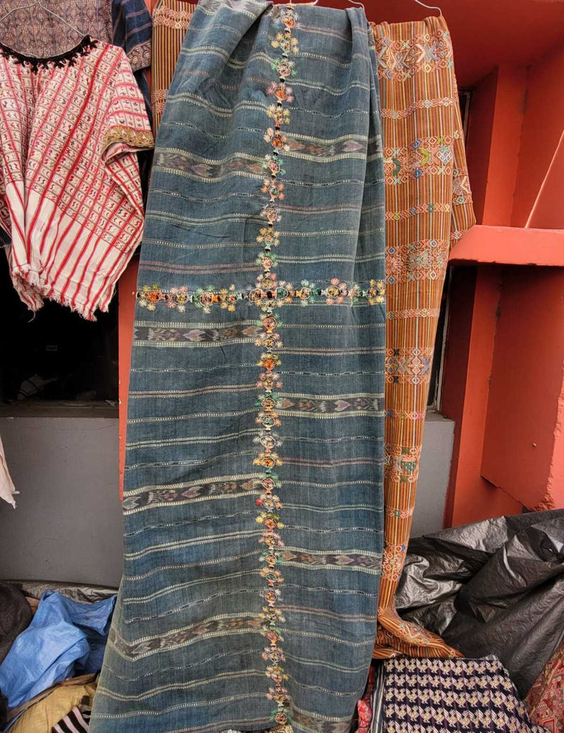 Faded indigo Chichi corte #2-34