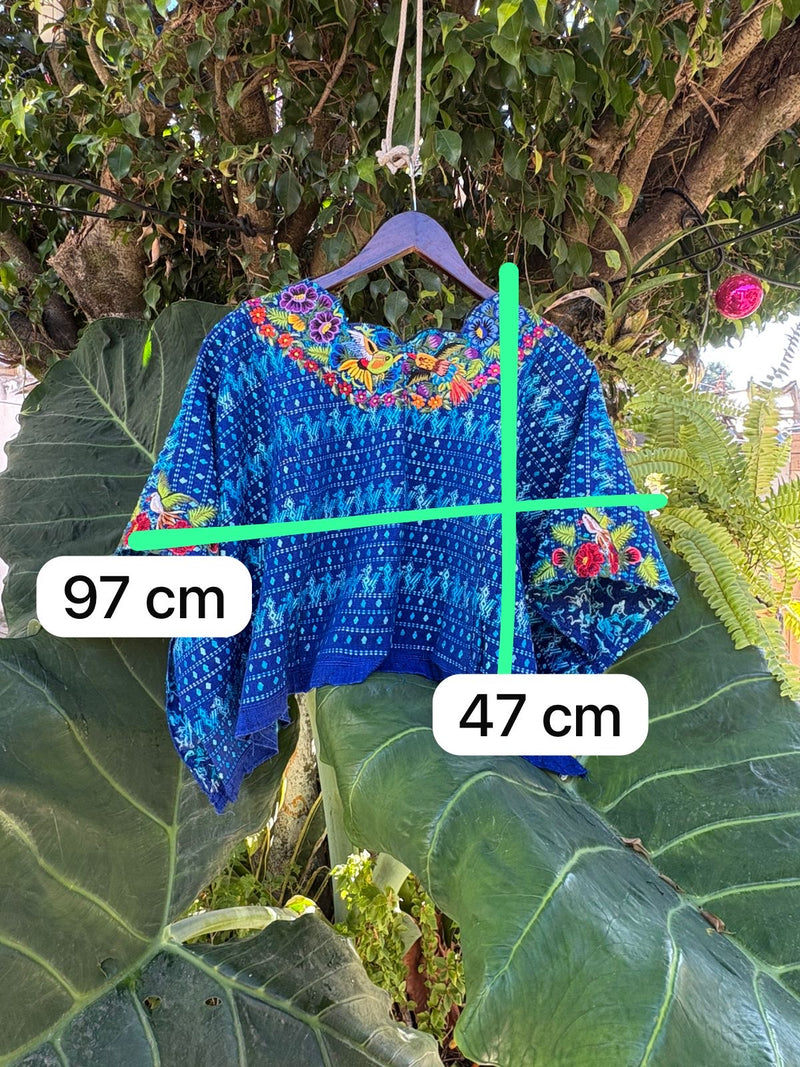 Huipil azul de Cobán (reservado para Mei)