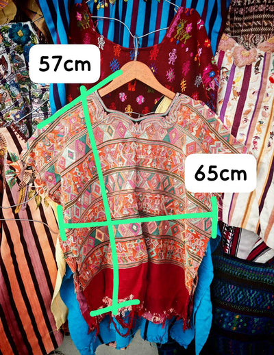 (Reserved for Karen) Coral Nebaj huipil #2-77