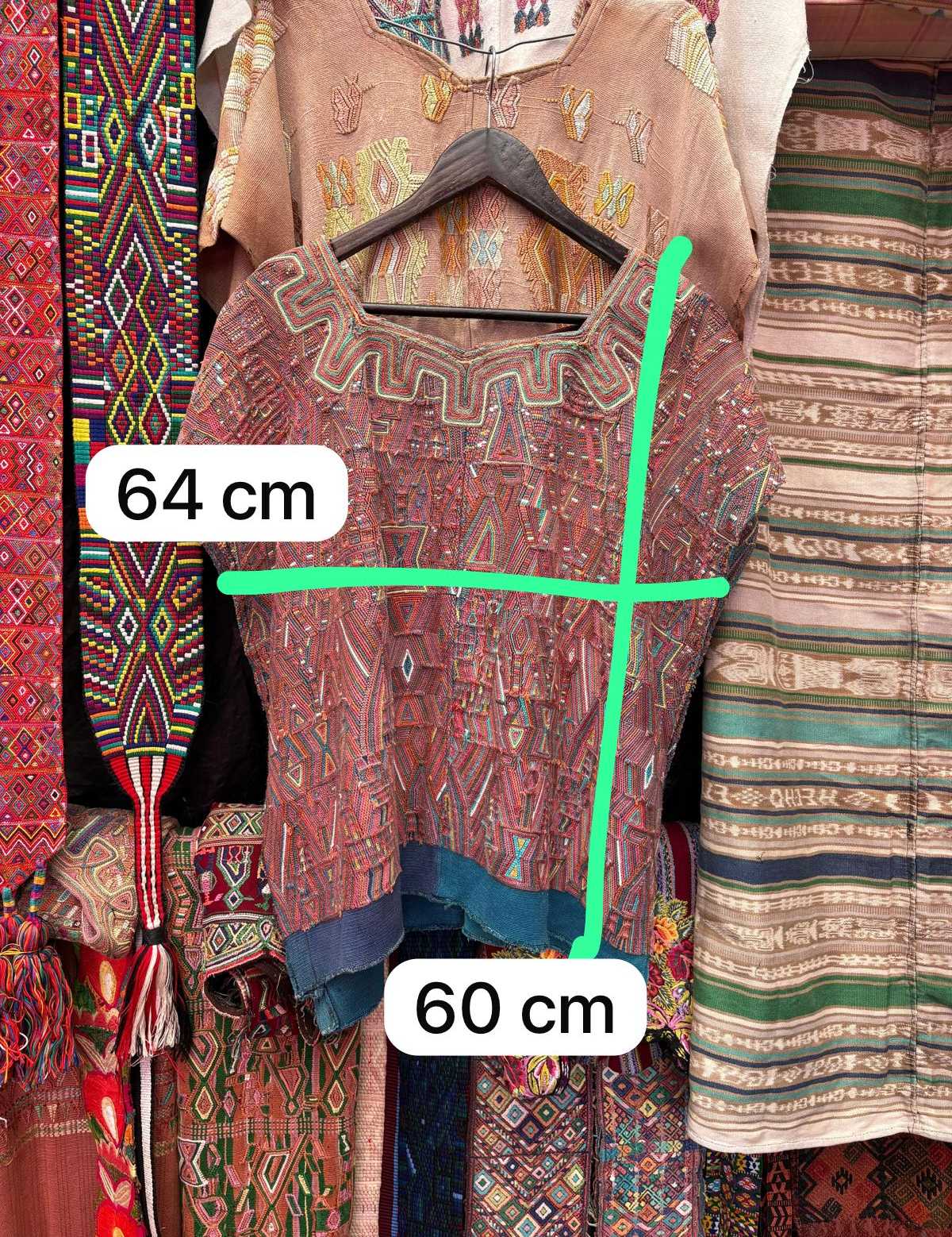 Red and blue Nebaj huipil #2-103