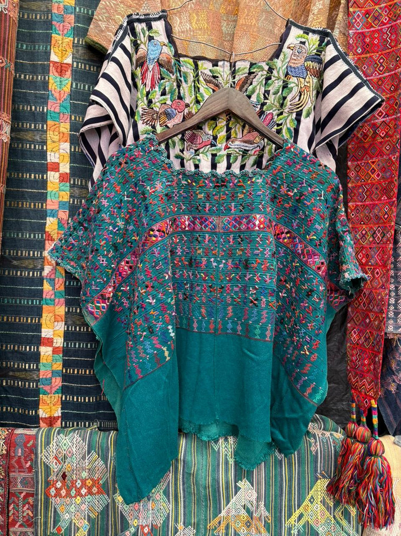 Turquoise San Lucas huipil (reserved for Anne)