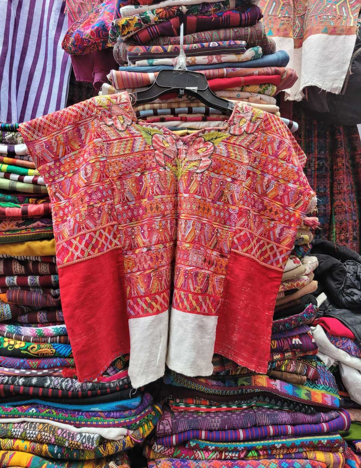 Red San Juan Cotzal huipil #3-33