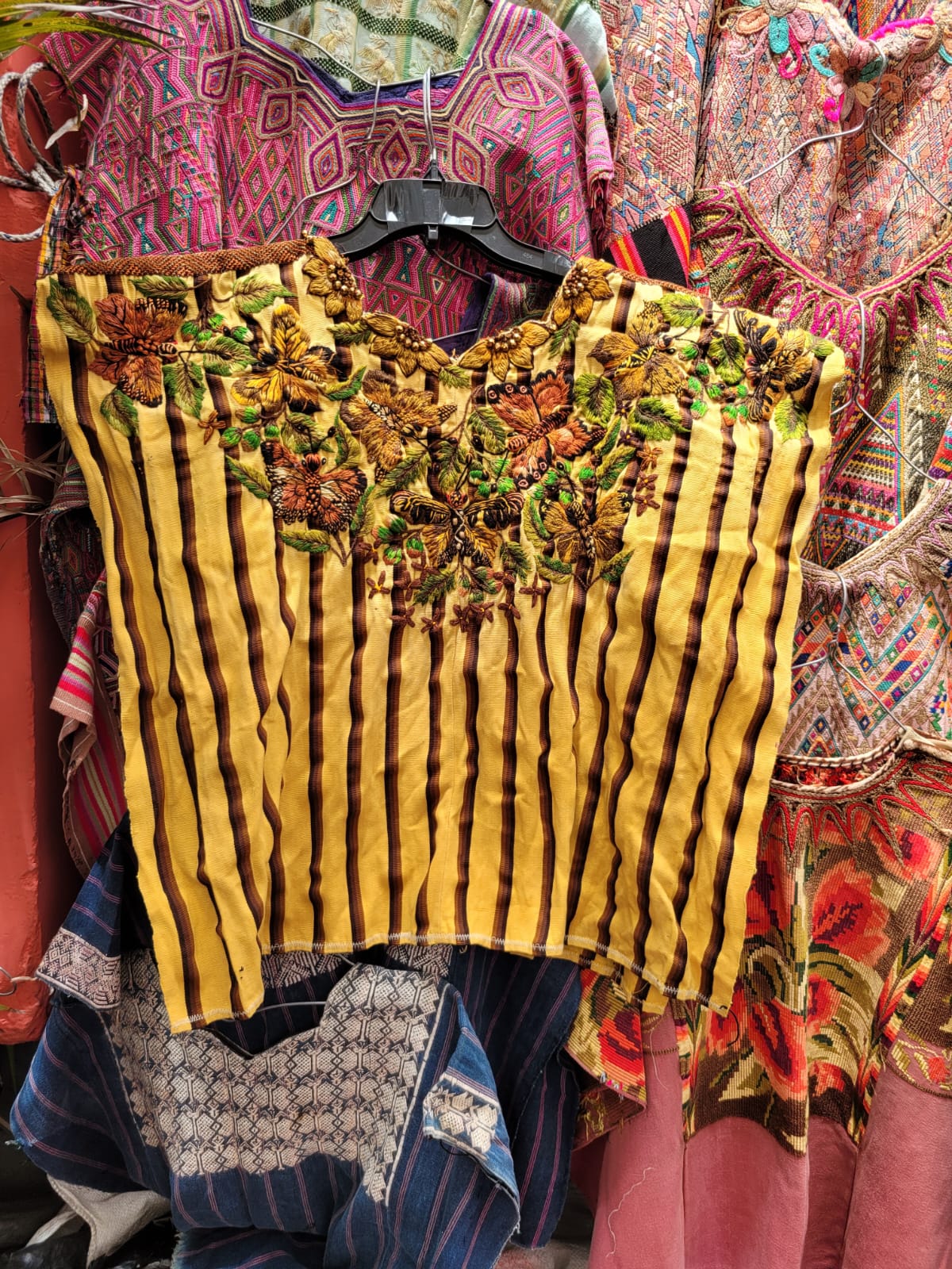 Yellow Santiago huipil (Reserved for Melissa)