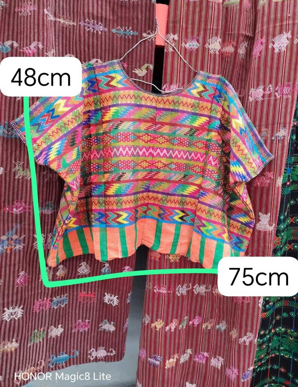 Warm toned Comalapa huipil #6-13