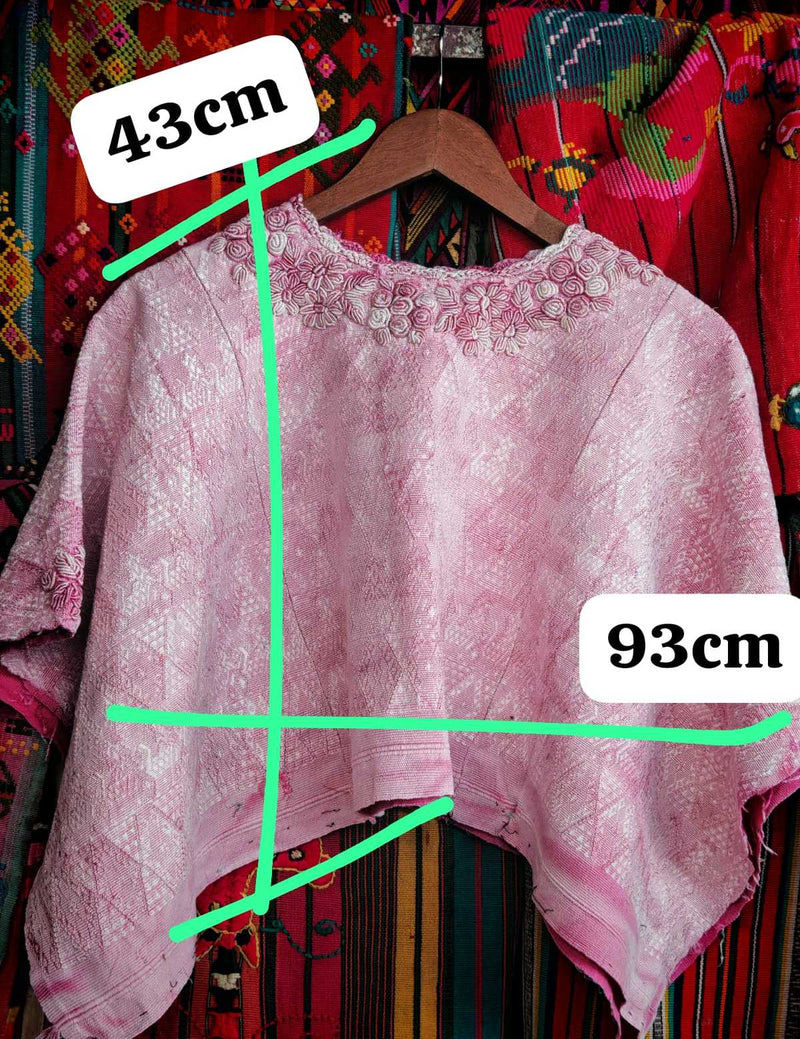 Ice Pink Coban Huipil #6-284