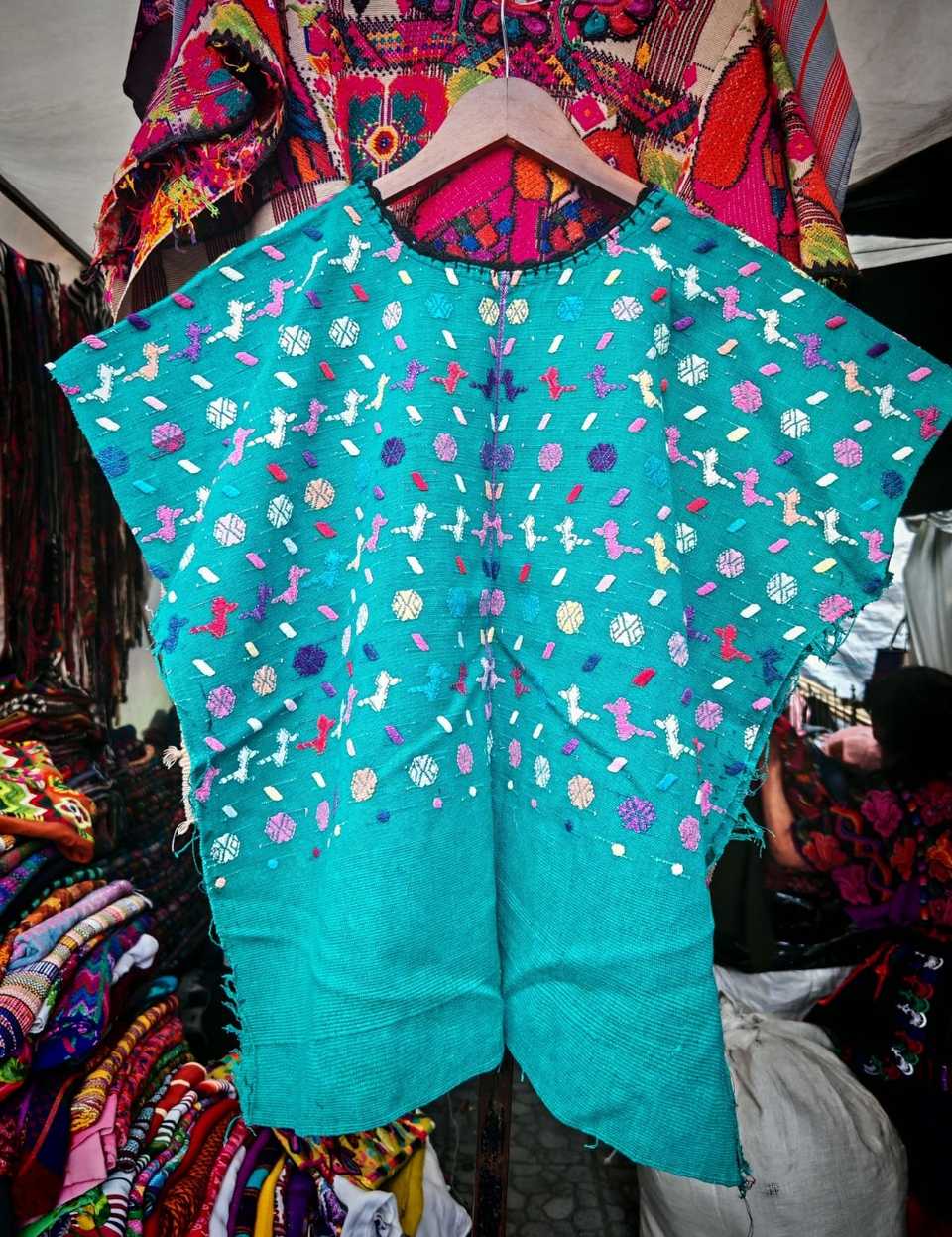 Turquoise San Lucas huipil #5-9