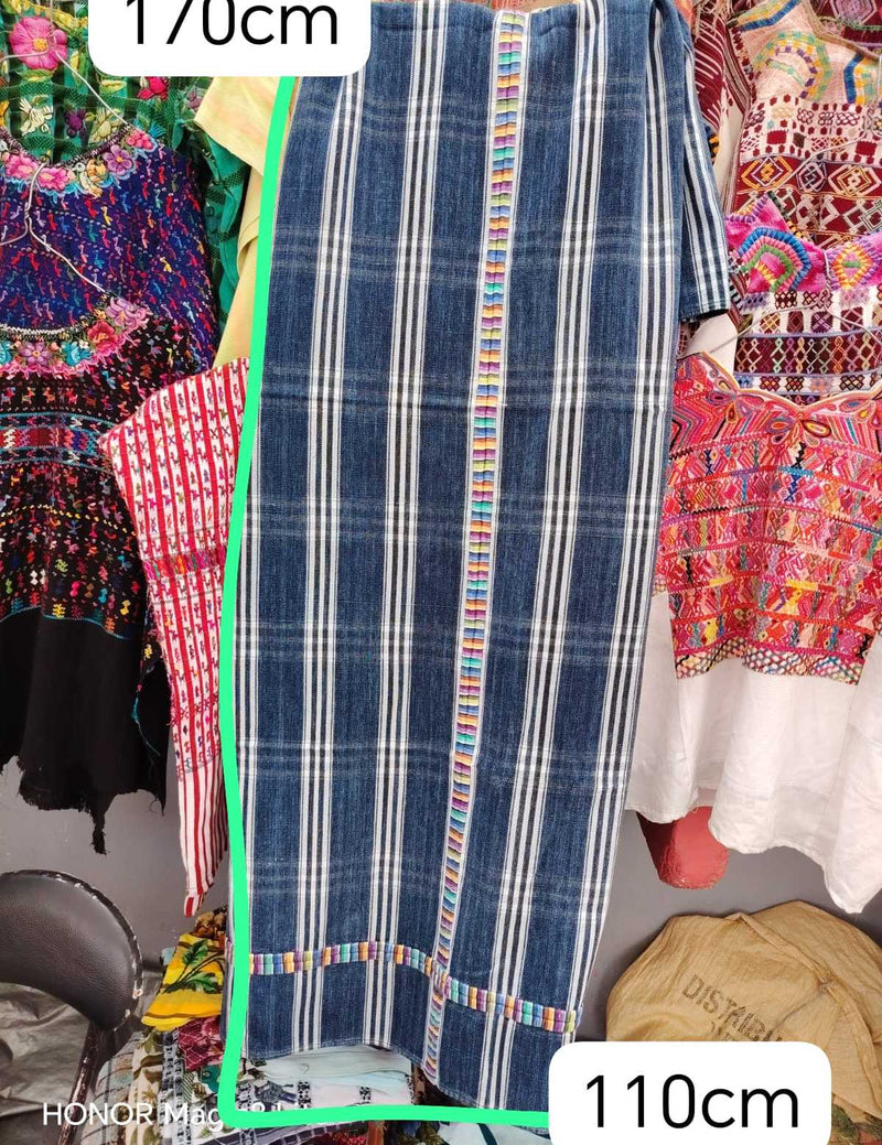 Indigo plaid Chaurancho corte #6-62