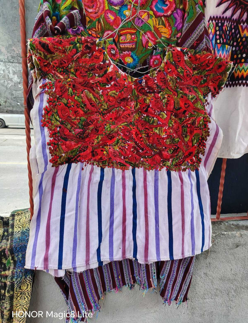 Red Birds Santiago Huipil #6-216