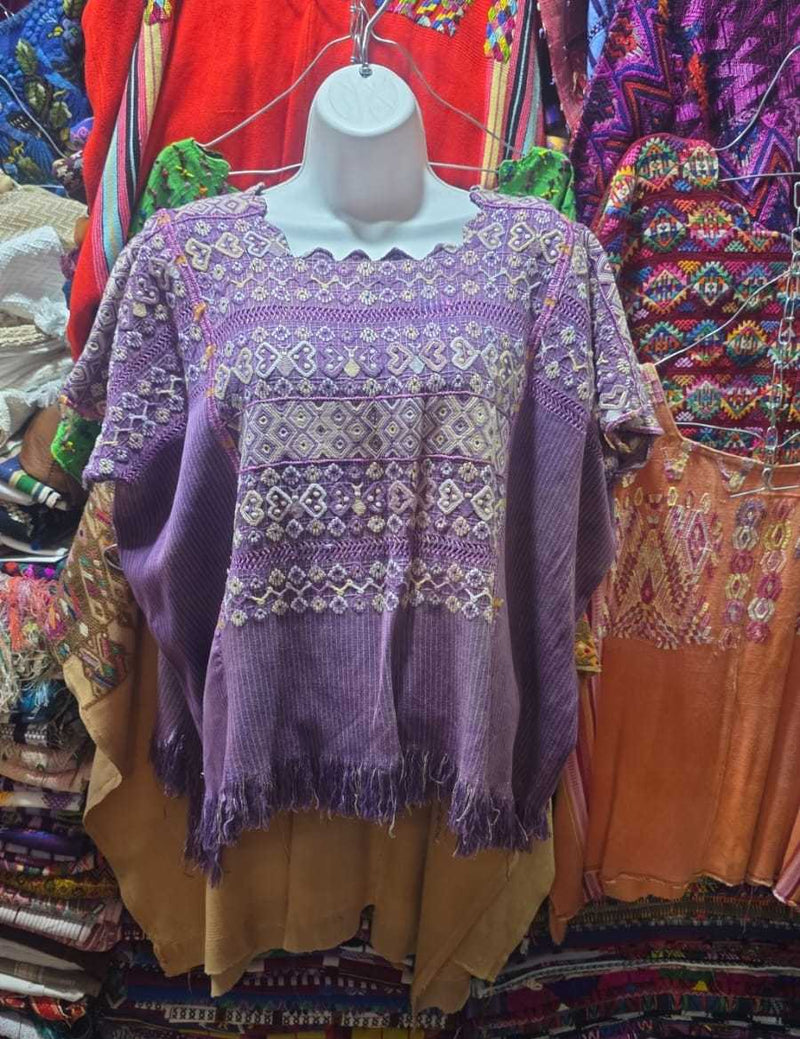 (Reserved for Kristen) Lilac Colotenango huipil #5-204