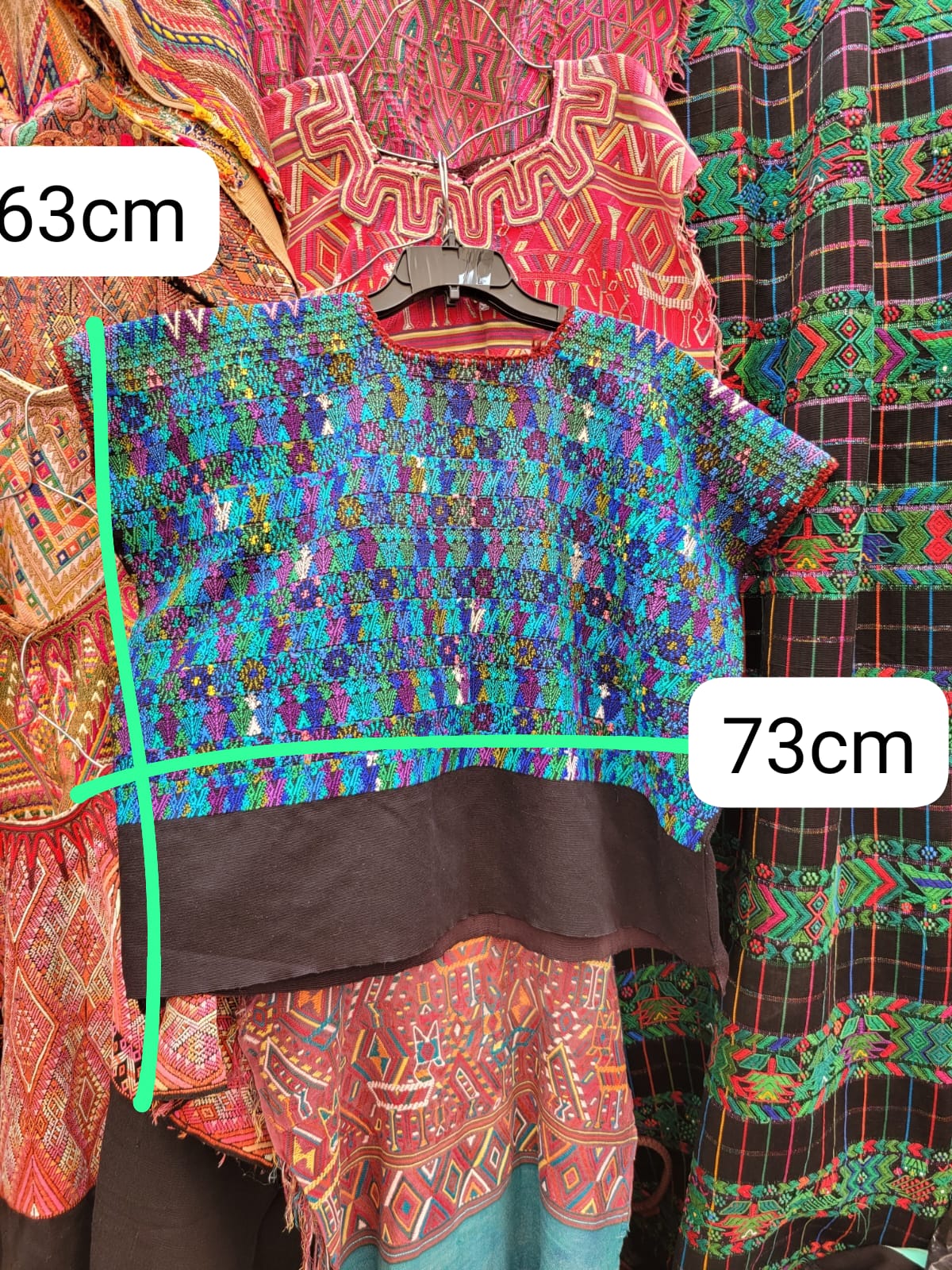 Blue Tactic huipil for Sarah