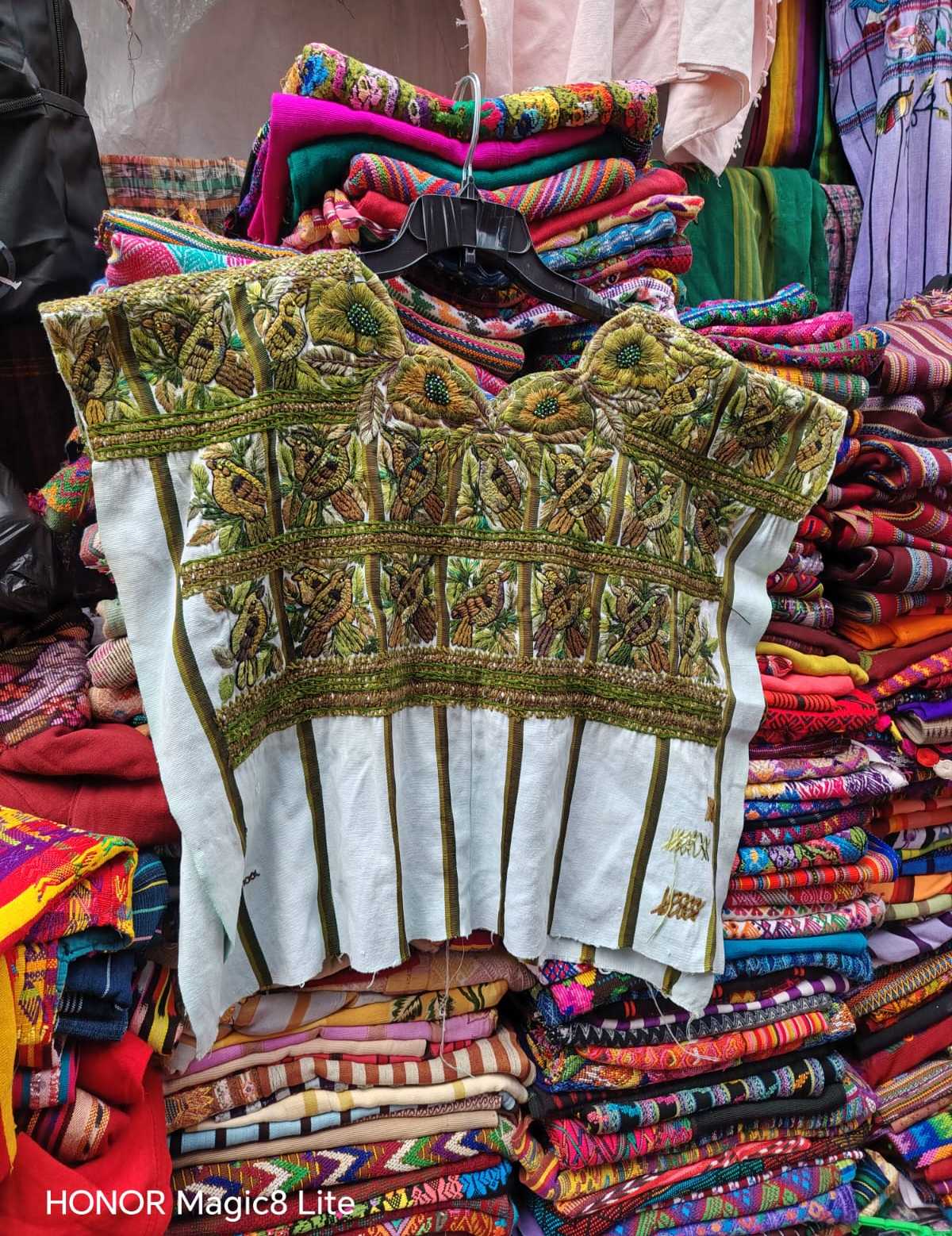 Avocado green Santiago huipil Santiago huipil #4-28