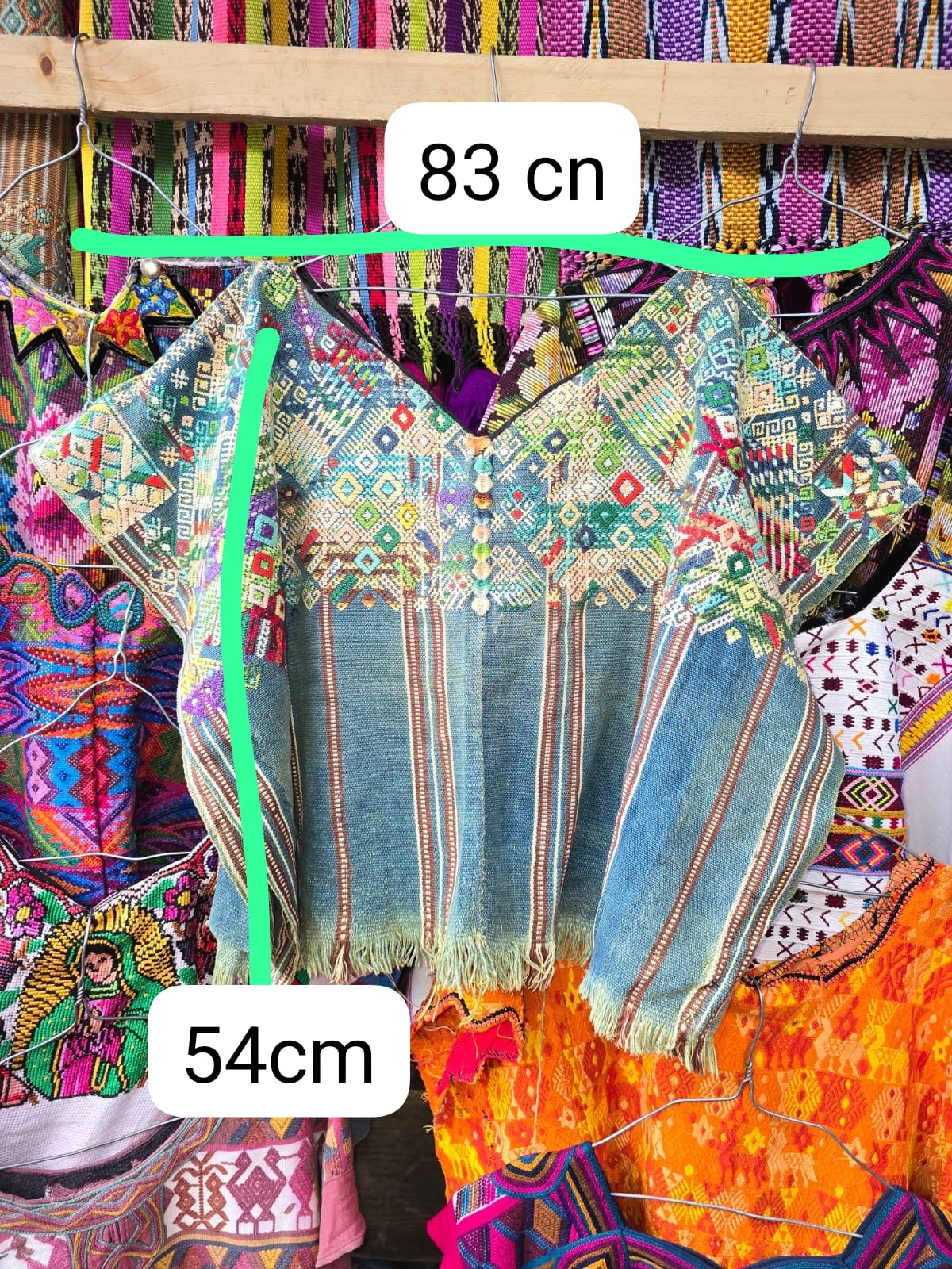 Indigo Nahuala huipil (reserved for Sarah)