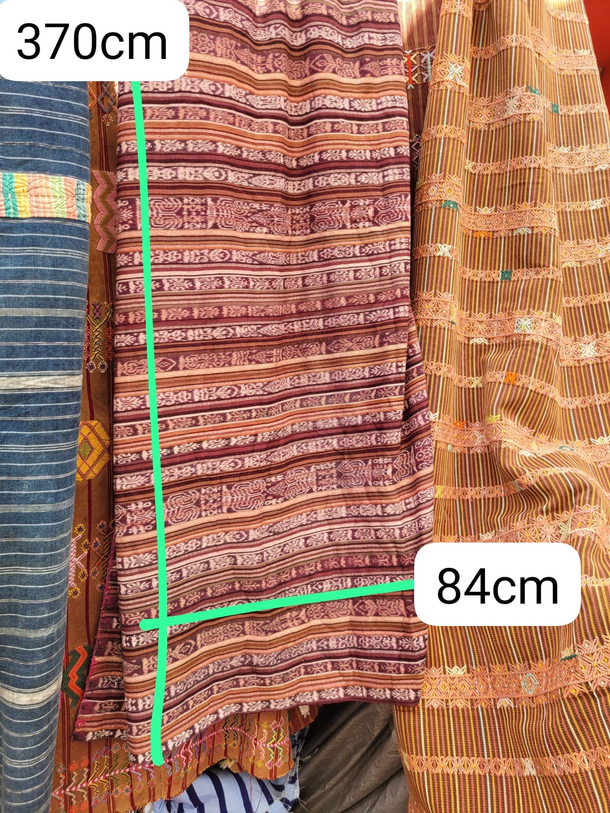 Coral jaspè ikat corte for April