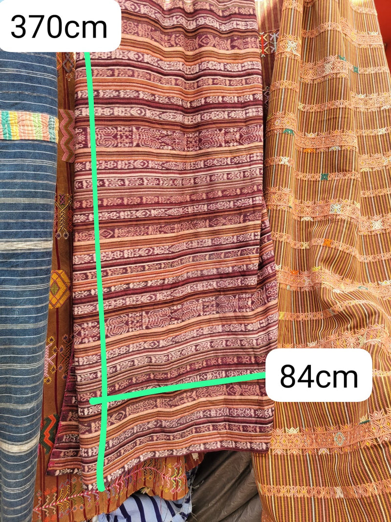 Coral jaspè ikat corte for April