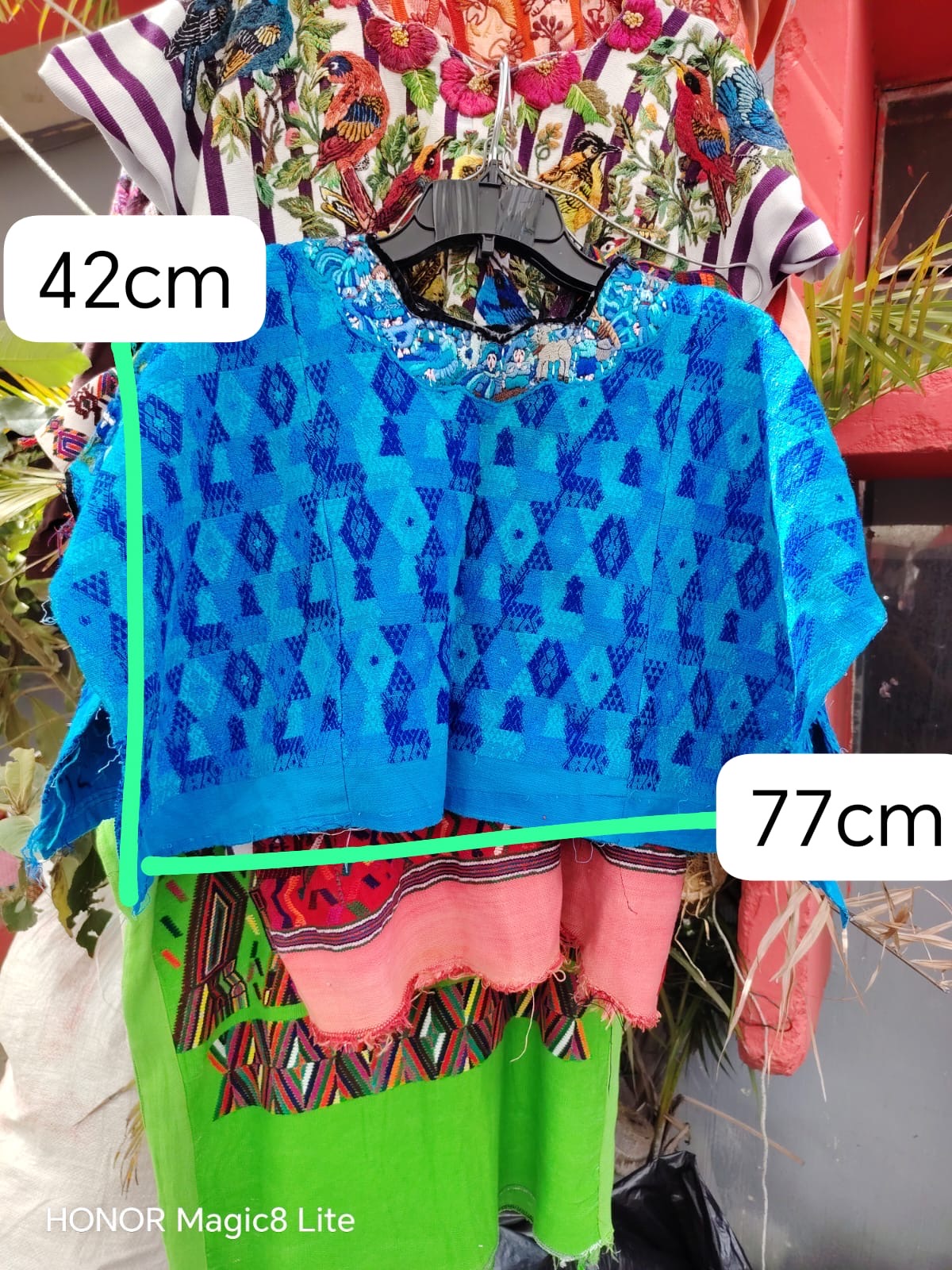 Blue Coban huipil for Jennifer