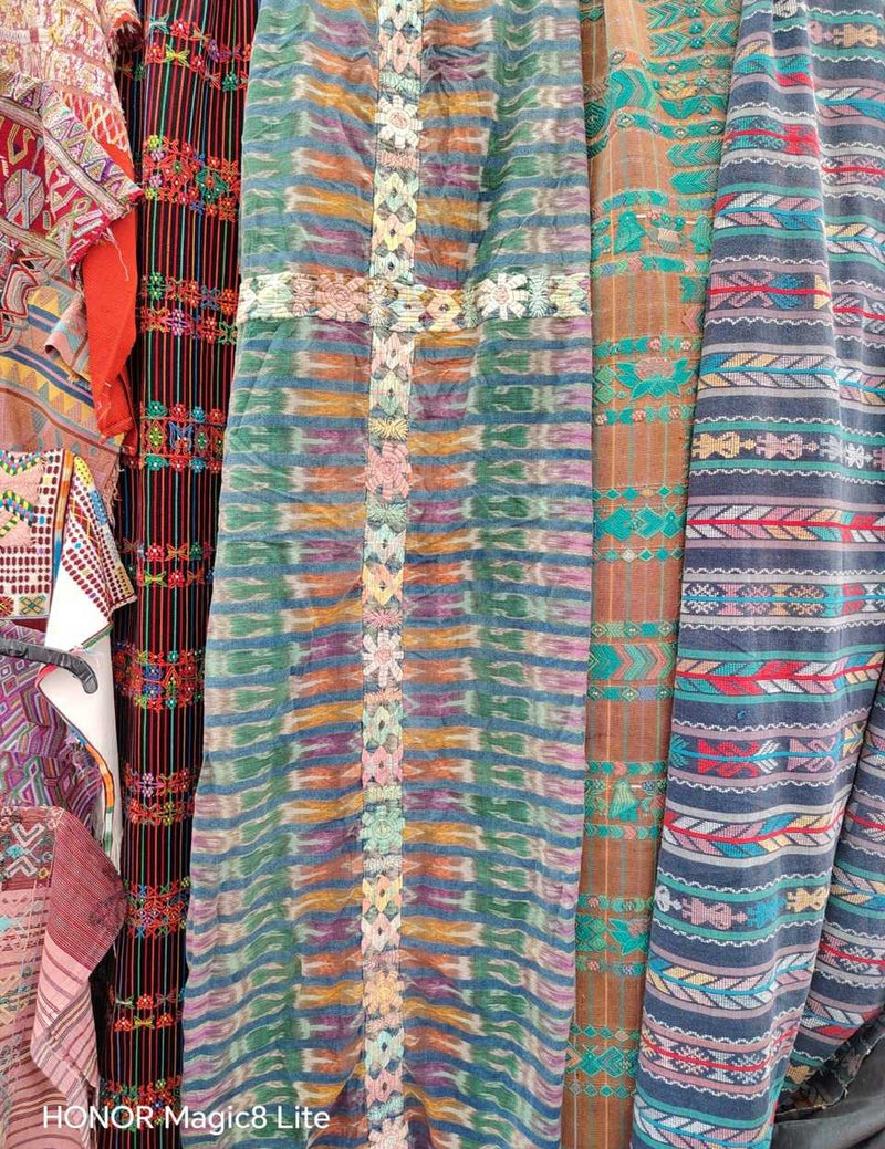 (Reserved for Sarah) Pink and green Chichicastenango corte #5-106