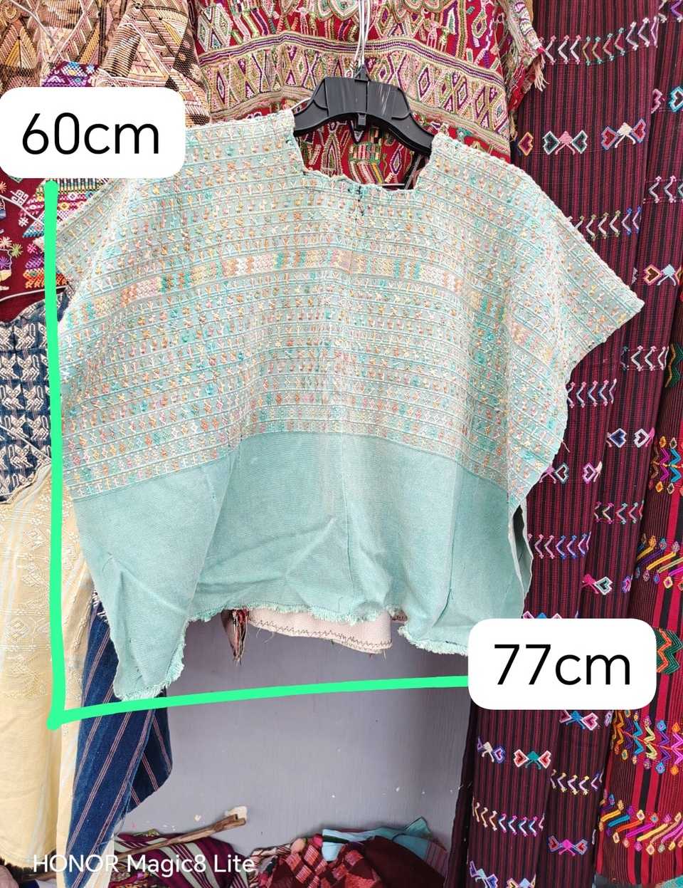 Pale blue San Lucas huipil #5-330