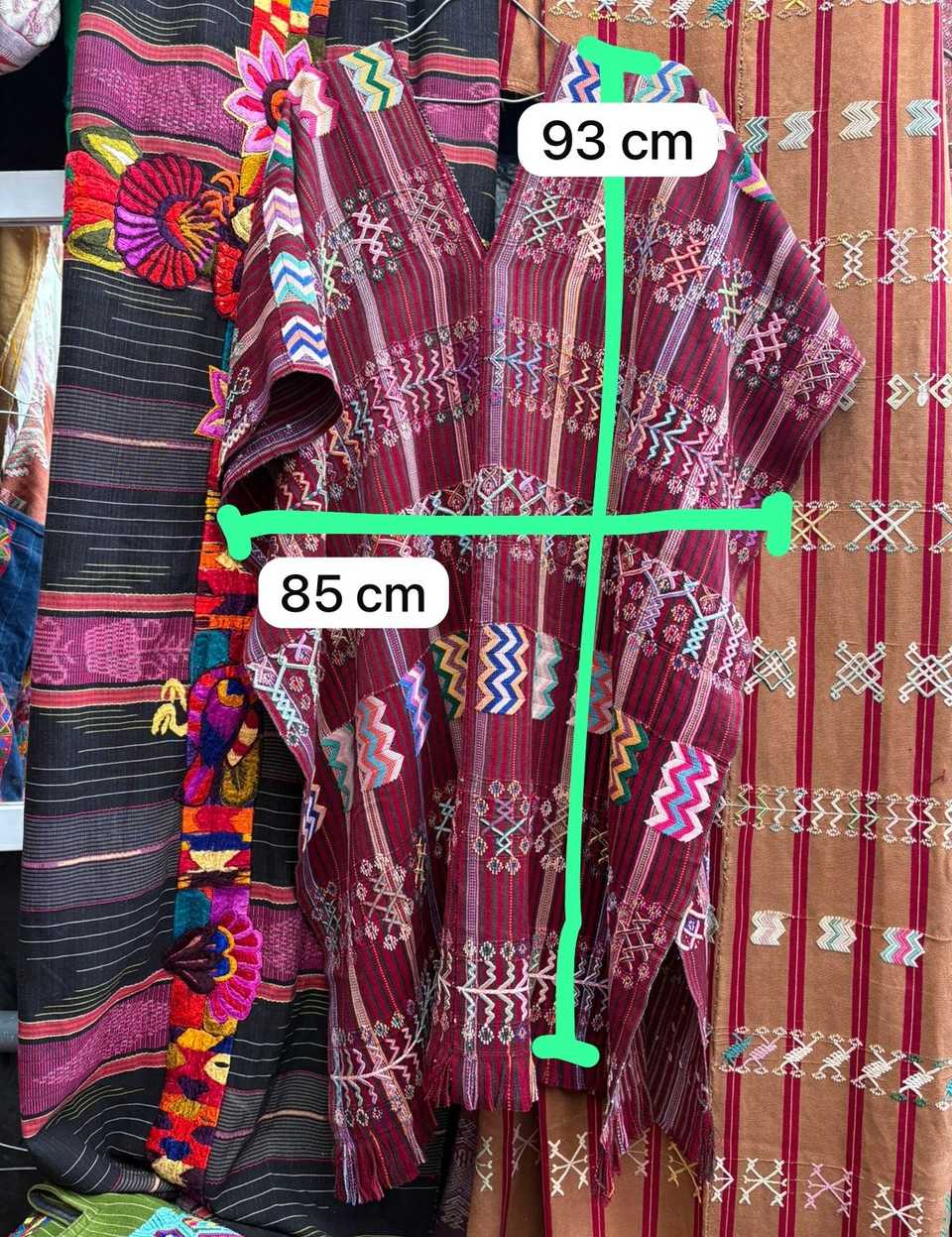 Burgundy Colotenango kimono #4-274