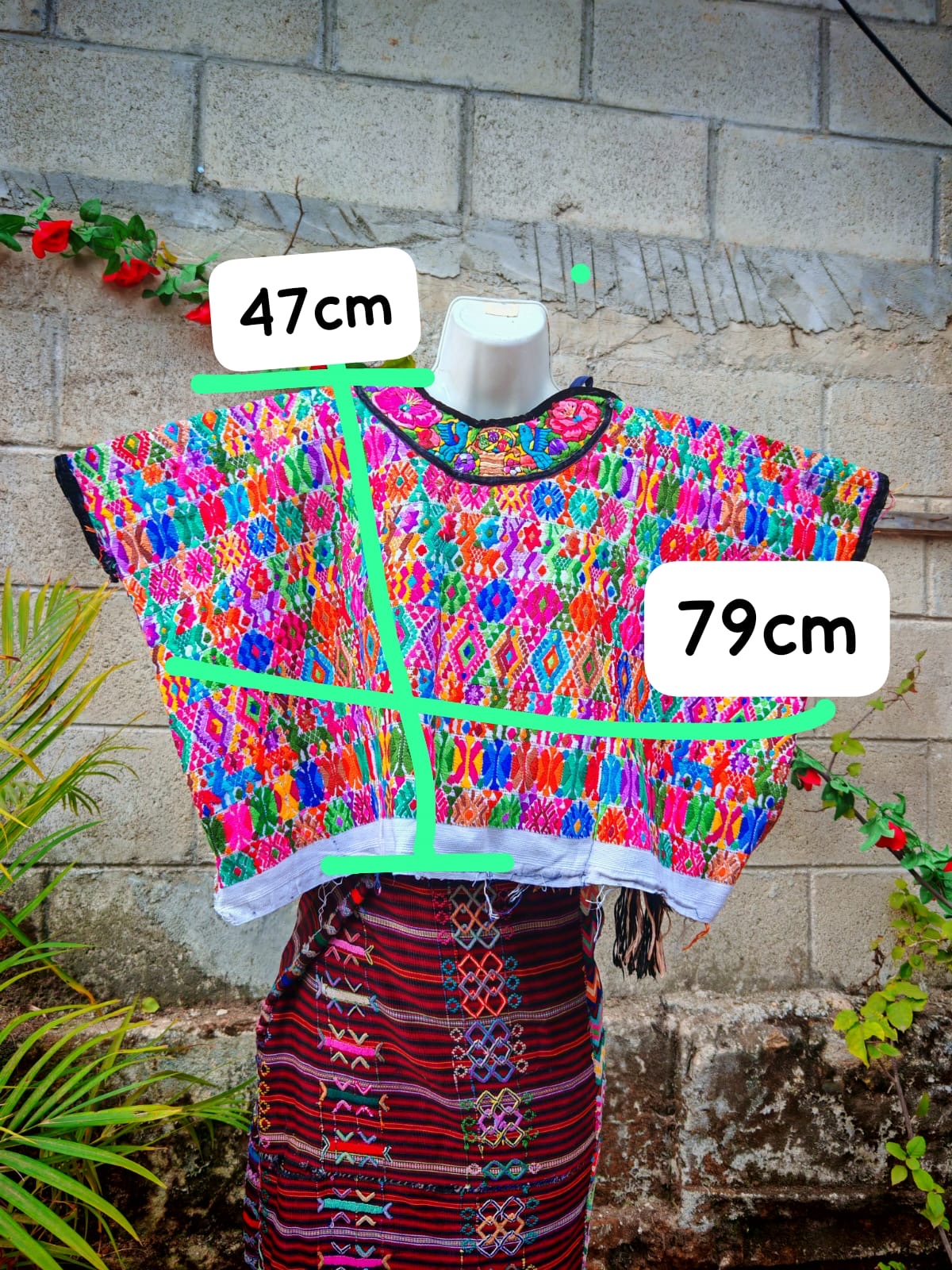Colorful Coban huipil (reserved for Sarah)