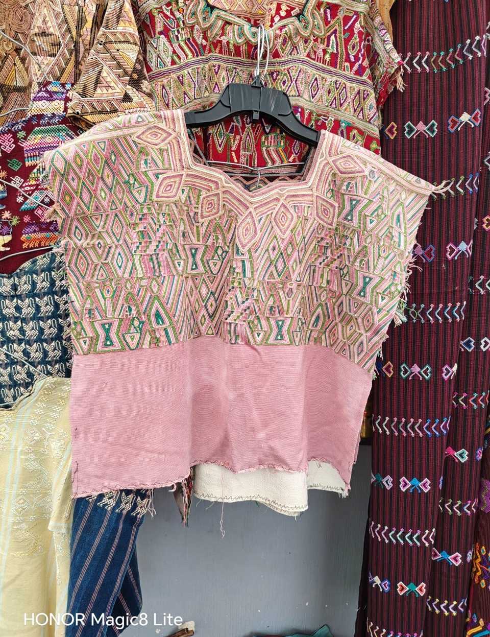 Pastel pink Nebaj huipil #5-328