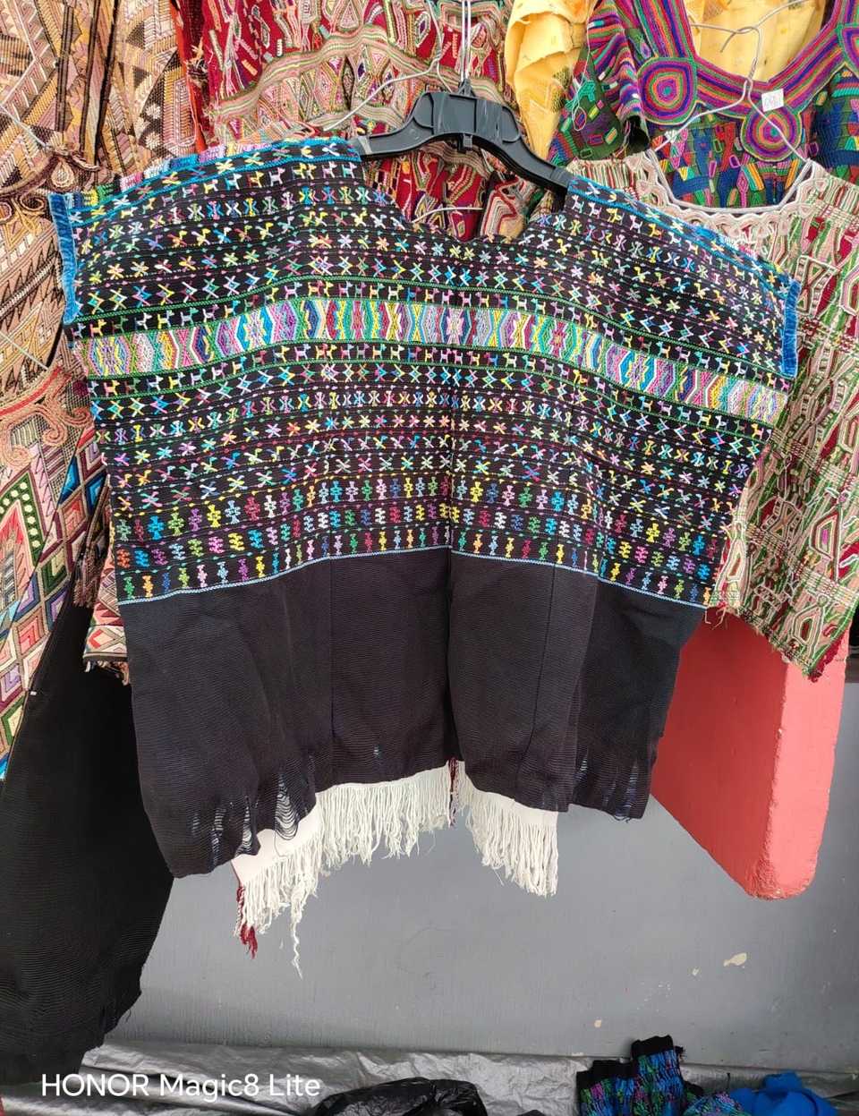 Black San Lucas huipil #5-52