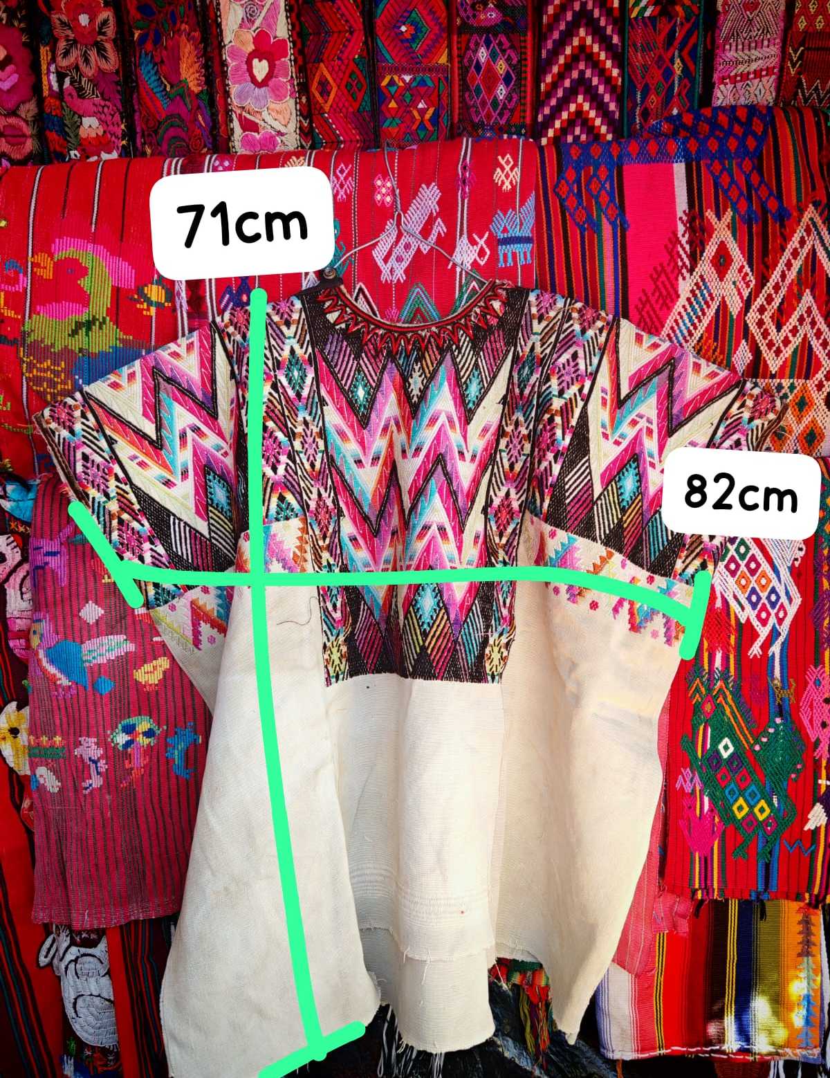 Geometric Chichi huipil #2-10