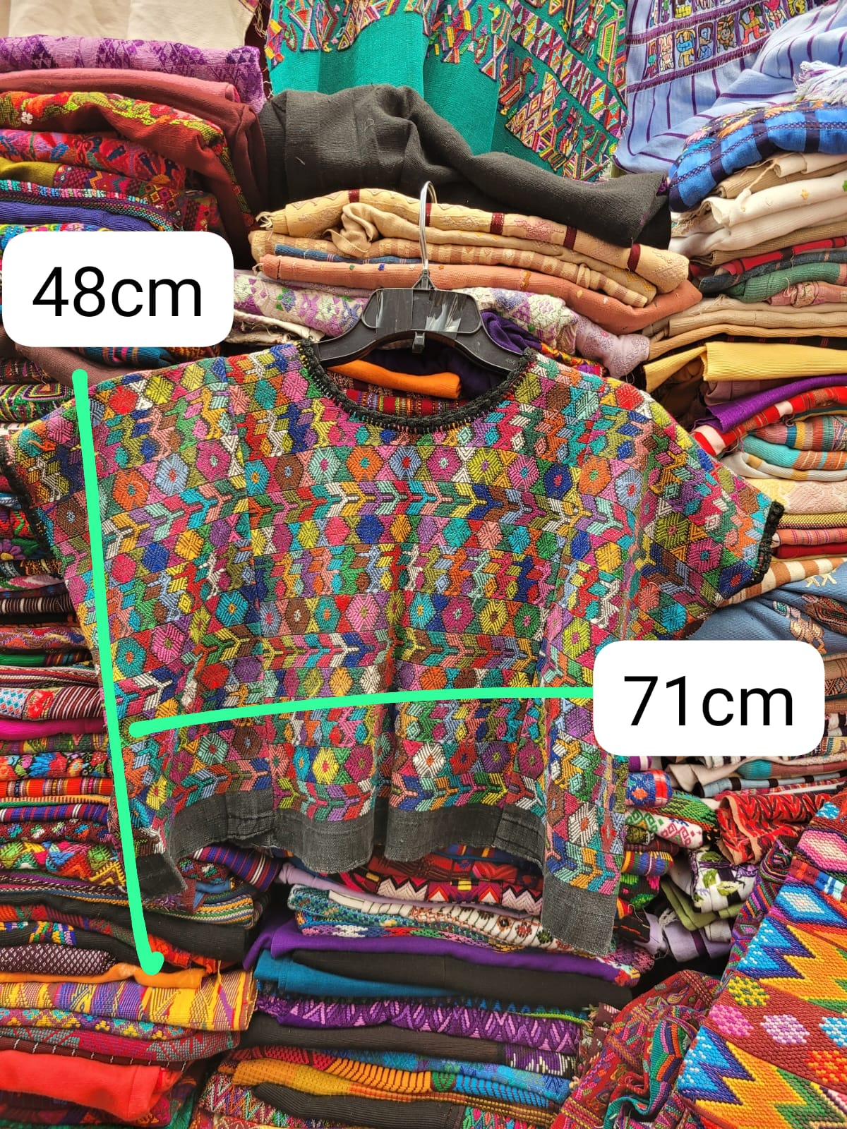 Colorful Coban huipil for Sarah