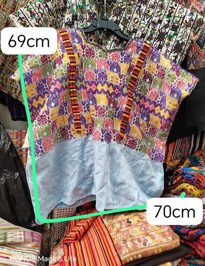 Colourful Xela huipil #4-303